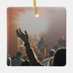 Anpassade Scrollsar med 2 sidor Elegant 2 Foto Julgransprydnad Keramik