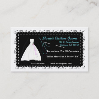 Anpassade Seamstress/Boutique-Affärskortet Visitkort