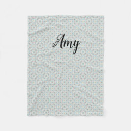 Anpassade Seashell Mönster Fleece Blanket