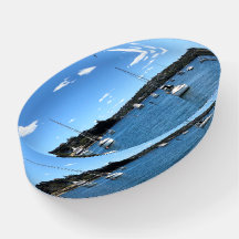 Anpassade Segelbåtar, havsviken Paperweight