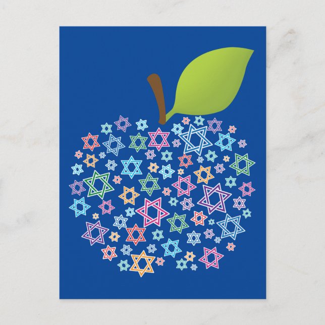 ✡ 🕎 Anpassade Shana Tova Vykort (Framsida)
