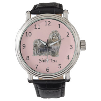 Anpassade Shih Tzu Hund Wrist Watch Armbandsur