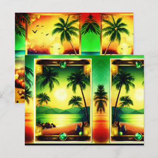 Anpassade Shiny-design med Gemstones Vykort