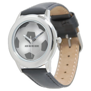 Anpassade Silver - fotbolls-buss Armbandsur