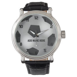 Anpassade Silver - fotbolls-buss Armbandsur