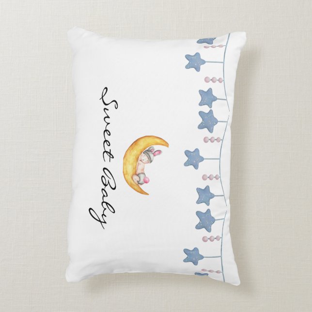 Anpassade Simple Kids Bedroom Decorative Prydnadskudde (Baksidan(Vertikal))