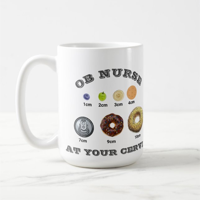 Anpassade Sjuksköterska/Midfru/ObstetricsGynekolog Kaffemugg (Vänster)