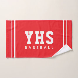 Anpassade skolinitialer baseboll lag sporter