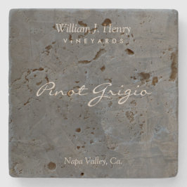 Anpassade Slate Travertine Vin Underlägg