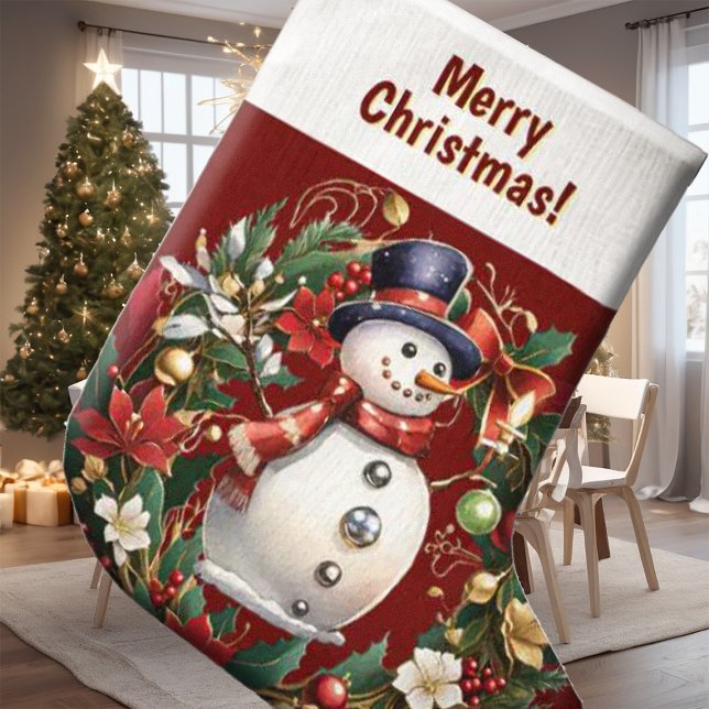 Anpassade Snögubbe julklapp Stor Julstrumpa (Skapare uppladdad)