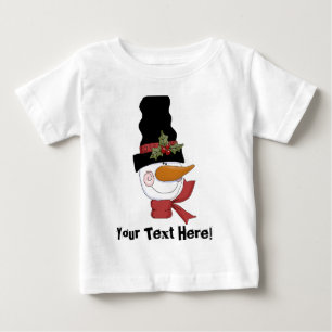 Anpassade Snögubbe T-shirt