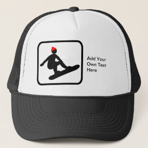 Anpassade Snowboarder-Logotyp Keps