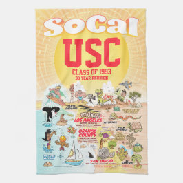 Anpassade SoCal Kökshandduk