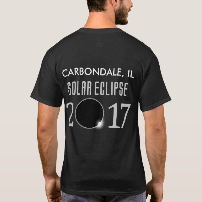 Anpassade Solar Eclipse Shirt T-shirt (Baksida)