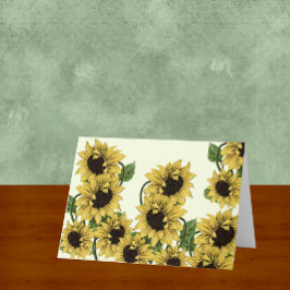 Anpassade Solblommor Tillfällen Greeting Card Kort
