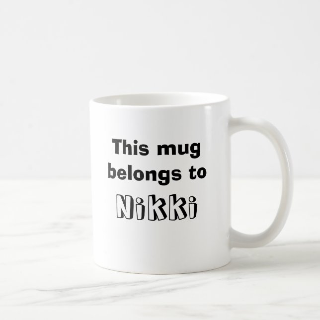 Anpassade, "som denna mugg hör hemma till… ", (Höger)