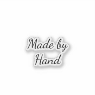 Anpassade som gjorts av hand genomskinligt klistermärken