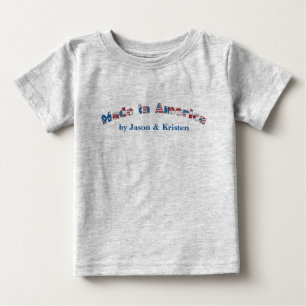 Anpassade som göras i Amerika småbarnT-tröja T-shirt