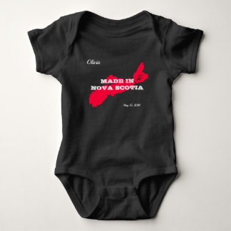 Anpassade som göras i Nova Scotia babyBodysuit Tee