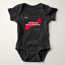 Anpassade som göras i Nova Scotia babyBodysuit