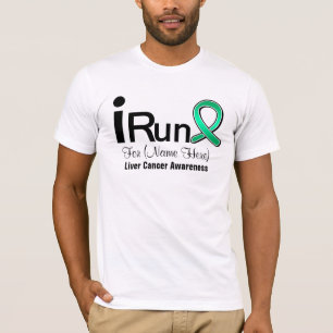 Anpassade som jag kör för levercancermedvetenhet t shirt