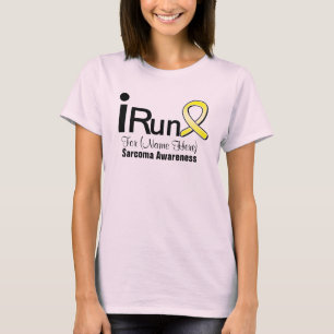 Anpassade som jag kör för Sarcomamedvetenhet T-shirt
