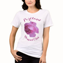 Anpassade söt rosa ros blommigt T-shirt