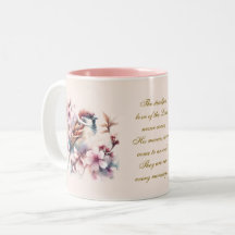 Anpassade Sparrow Bible Verse Rosa
