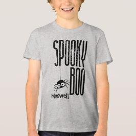 Anpassade Spooky Boo Kids Halloween Shirt T Shirt