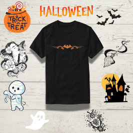 Anpassade Spooky Fladdermus Gräns Halloween-familj T Shirt