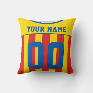 Anpassade Sports Jersey Template Pillow, Fotboll Kudde