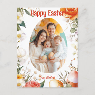 Anpassade 🐇 Springtime Egg-stravaganza Helg Vykort