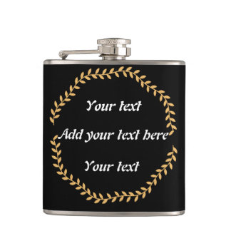 Anpassade Stainless Steel Hip-kolv med Elegan Fickplunta