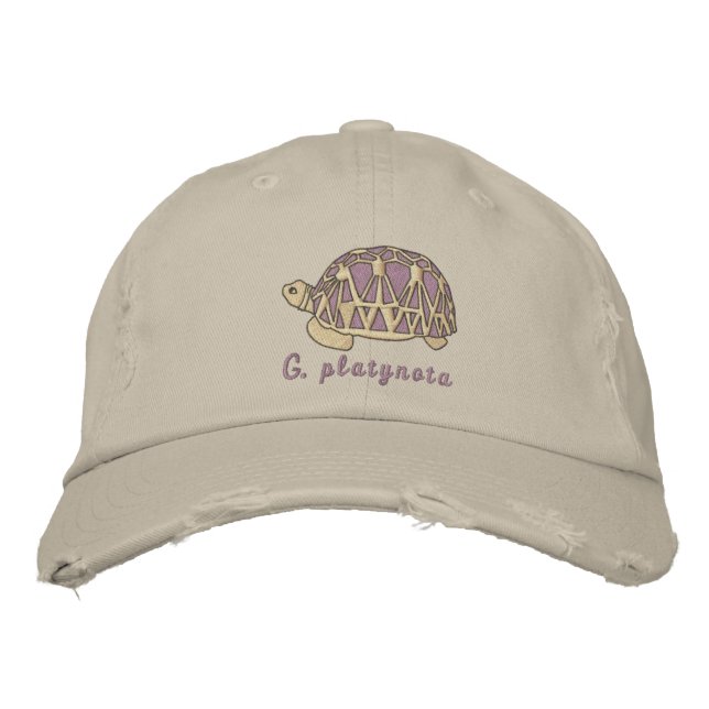 Anpassade Star Tortoise Embroidery Cap Broderad Keps (Framsida)
