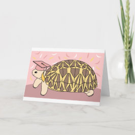 Anpassade Star Tortoise Studenten Card 3 Kort
