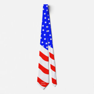 Anpassade Stars och stripes Patriotic Tie Slips