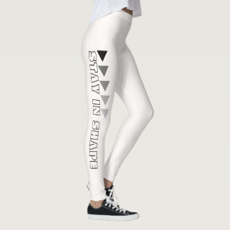 Anpassade Stay In Shape Fitness Vita Leggings