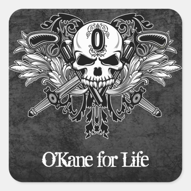 Anpassade Sticker Fyrkantigt Klistermärke (Framsida)