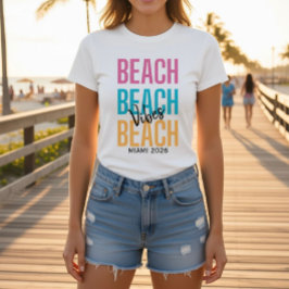 Anpassade strandvibbar t shirt