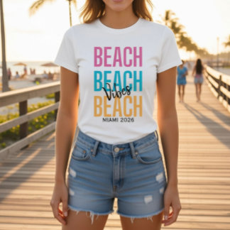 Anpassade strandvibbar t shirt