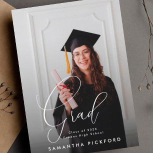 Anpassade Studenten annons Photo Grad Meddelande