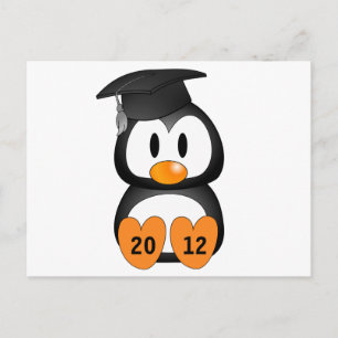 Anpassade Studenten Penguin Meddelande Vykort