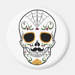 Anpassade Sugar Skull Magnet