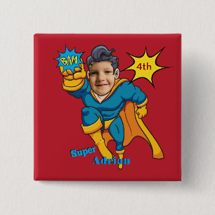 Anpassade Superassistance Birthday Personalize Knapp