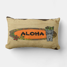 Anpassade surfboard tiki dekorativ kudde