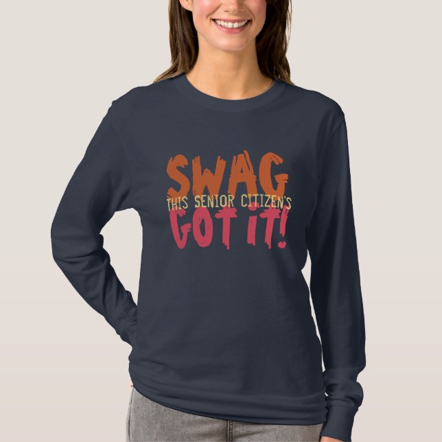 Anpassade SWAG-skjortor och jacka Tee Shirt (Framsida)