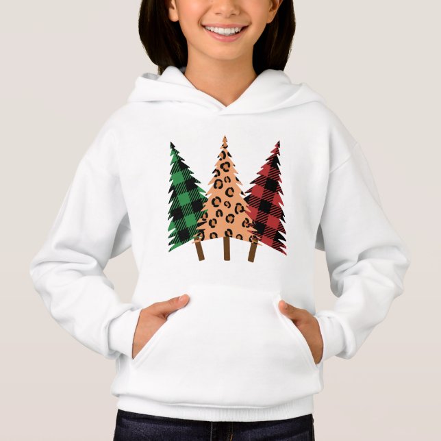 Anpassade Sweatshirts och hoodie i Julgran T Shirt (Framsida)