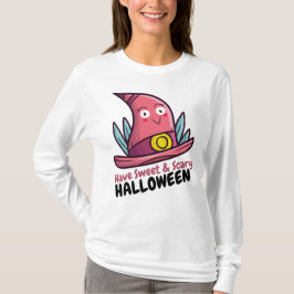 Anpassade Sweet & Scary Halloween T Shirt