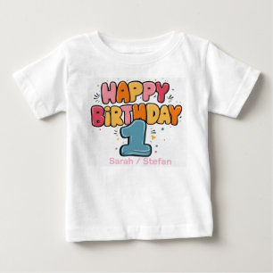 Anpassade T-shirts - 1-årsdag
