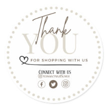 Anpassade Tack för att du shoppade med oss